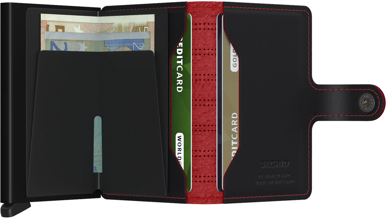 Secrid Miniwallet - Fuel Black/Red