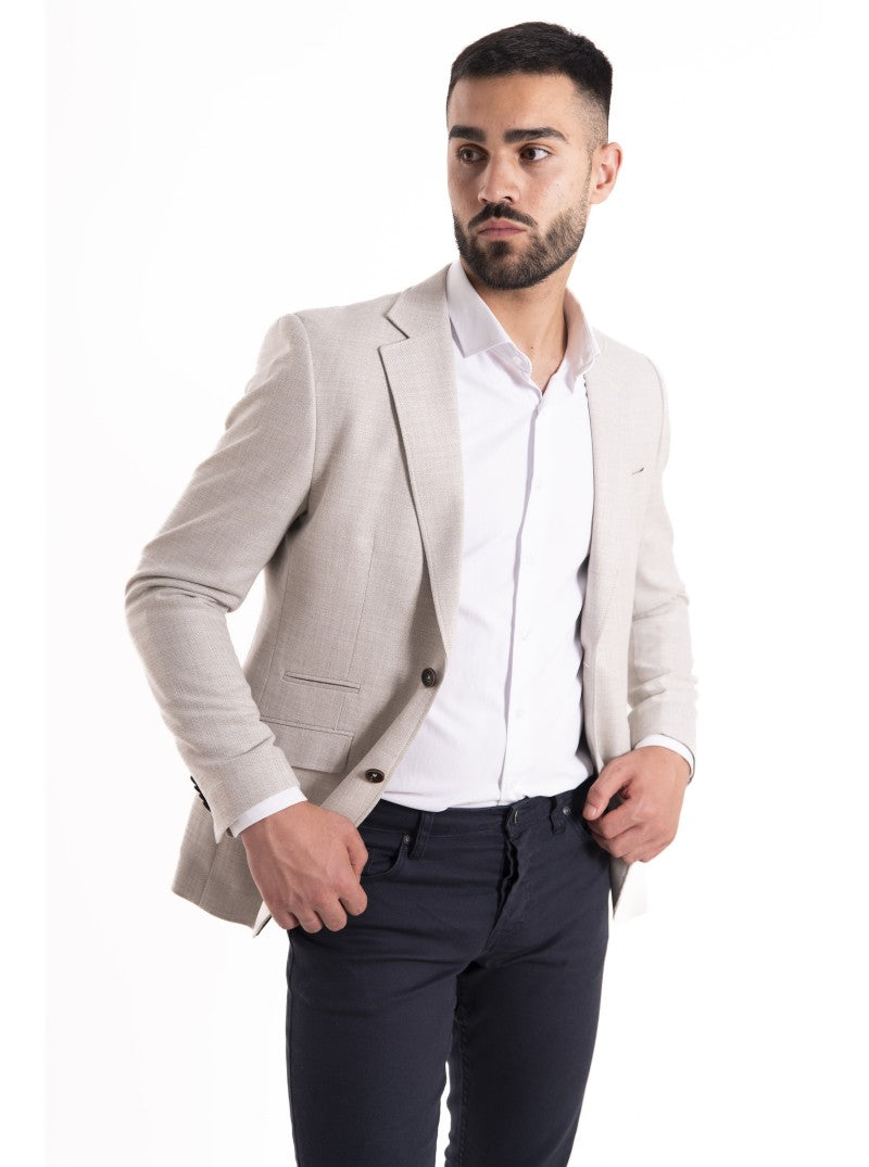 SELINAC Slim Fit Blazer - Silver