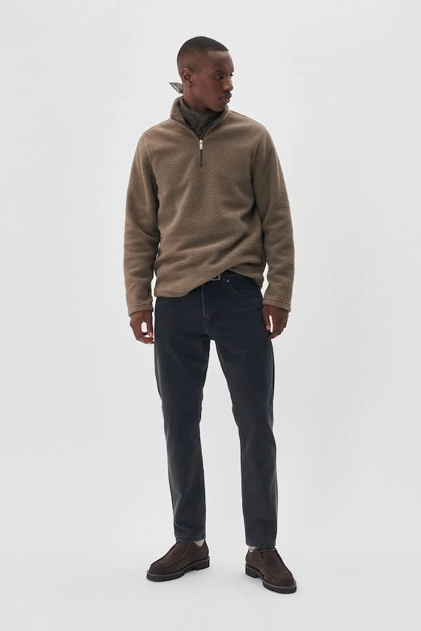 Matinique Kade Pullover Fleece - Morel Brown
