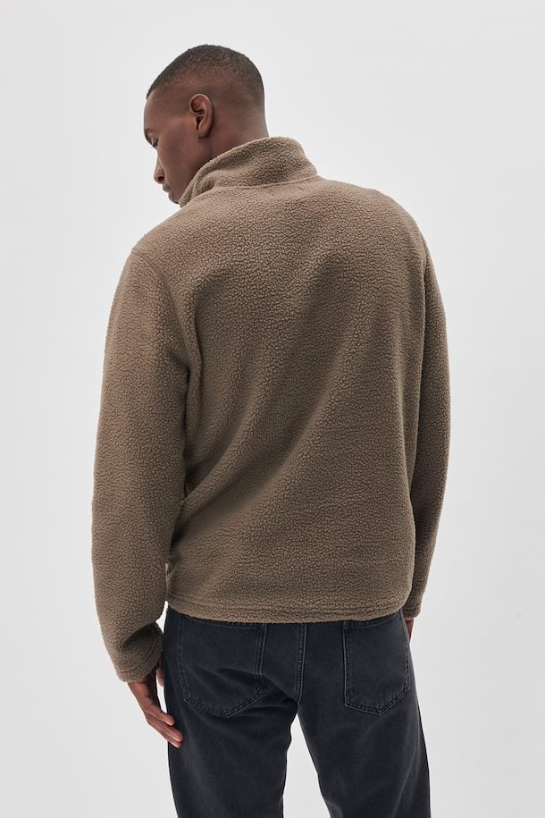Matinique Kade Pullover Fleece - Morel Brown