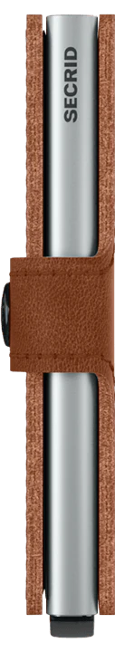 Secrid MiniWallet - Vintage Cognac Silver