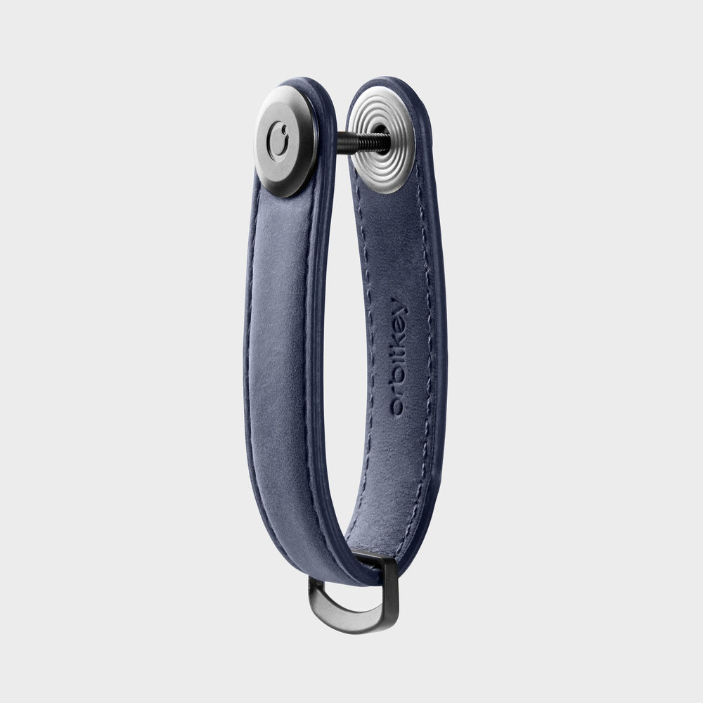 Orbitkey Key Organiser Crazy-Horse - Steel Grey