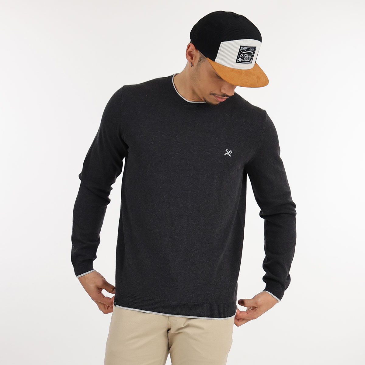 Oxbow Peroni Jumper - Noir Chine
