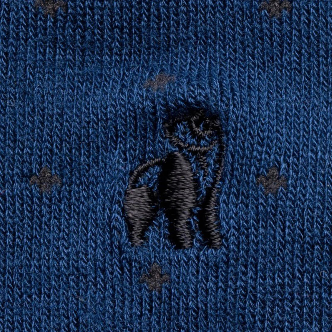 Swole Panda Bamboo Socks - Spotted Royal Blue