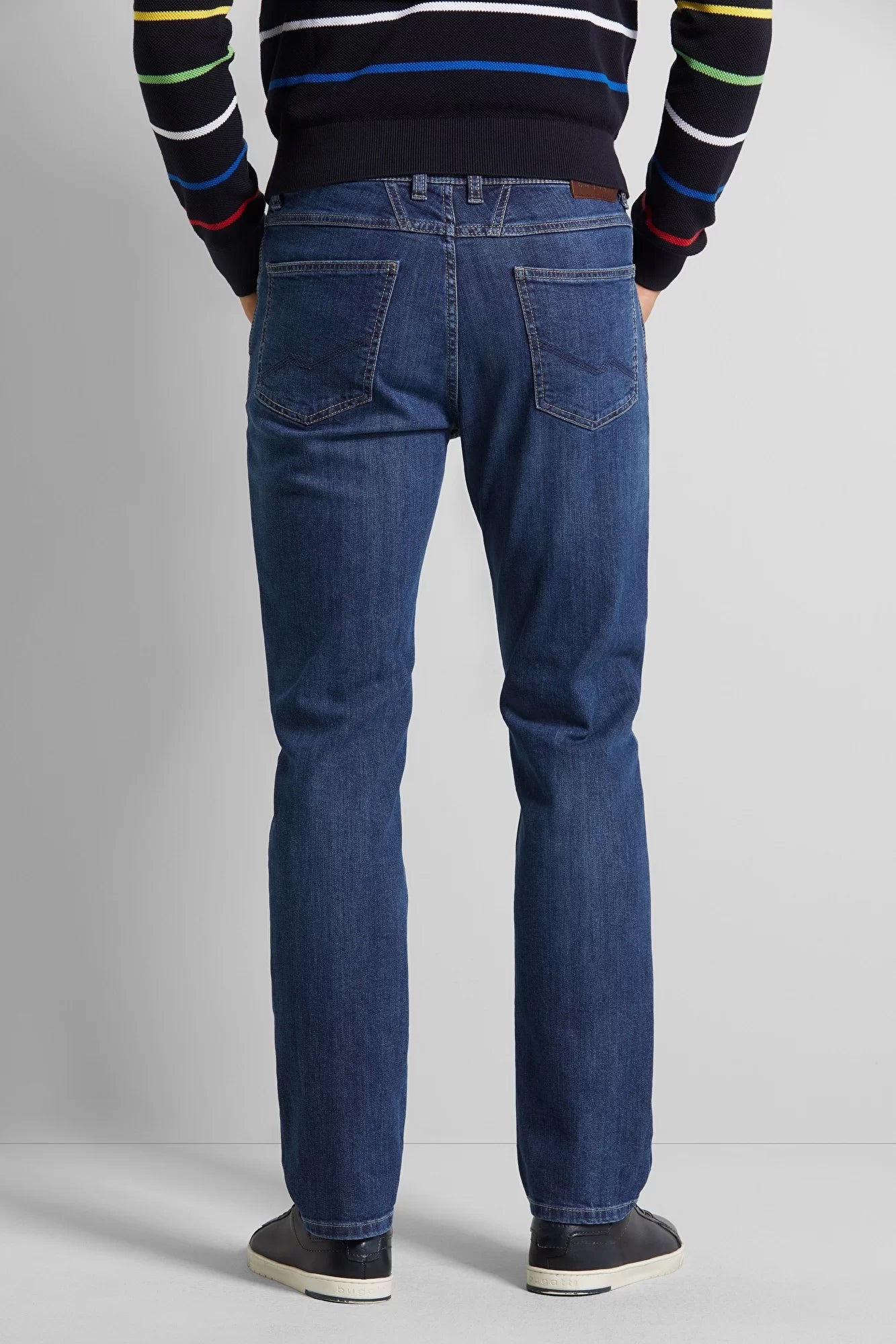 Bugatti Indigo Stretch Modern Fit Jean - Mid Wash