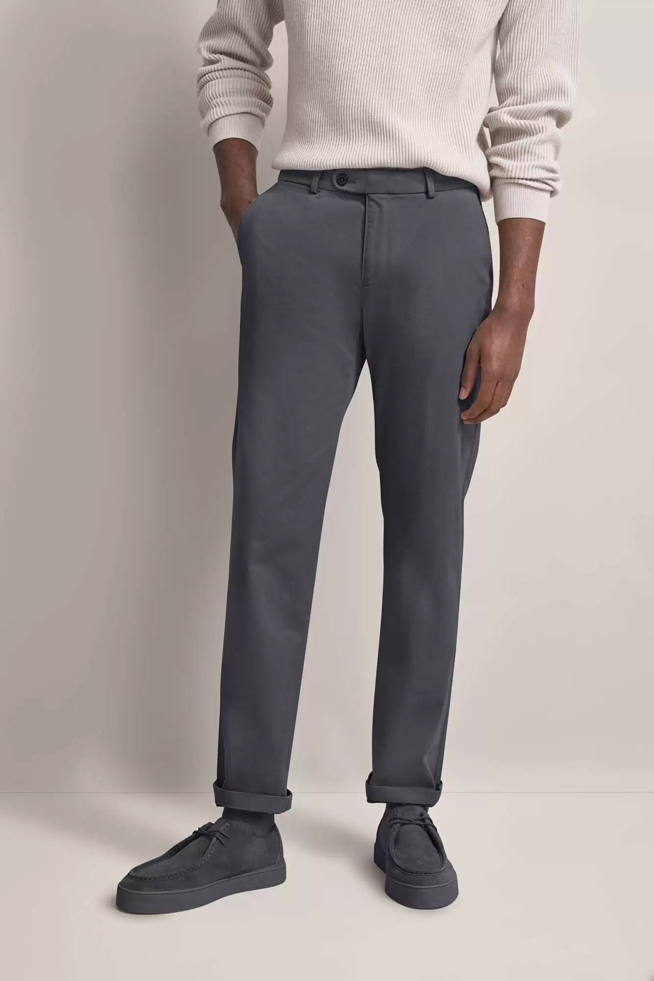 Bugatti Luxury Chino - Steel Grey