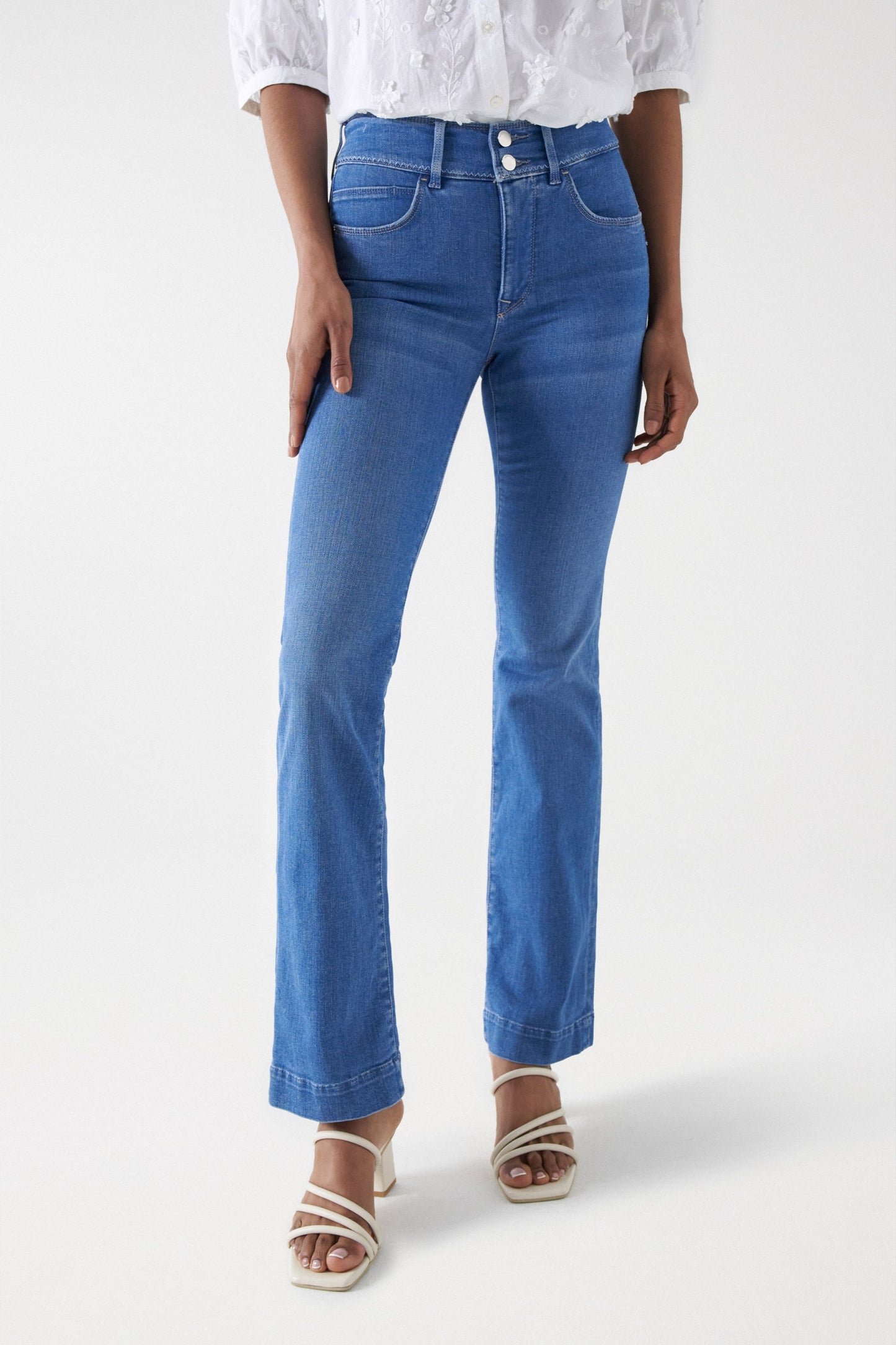 Salsa Jeans Secret Bootcut Push In Jeans - Light Wash