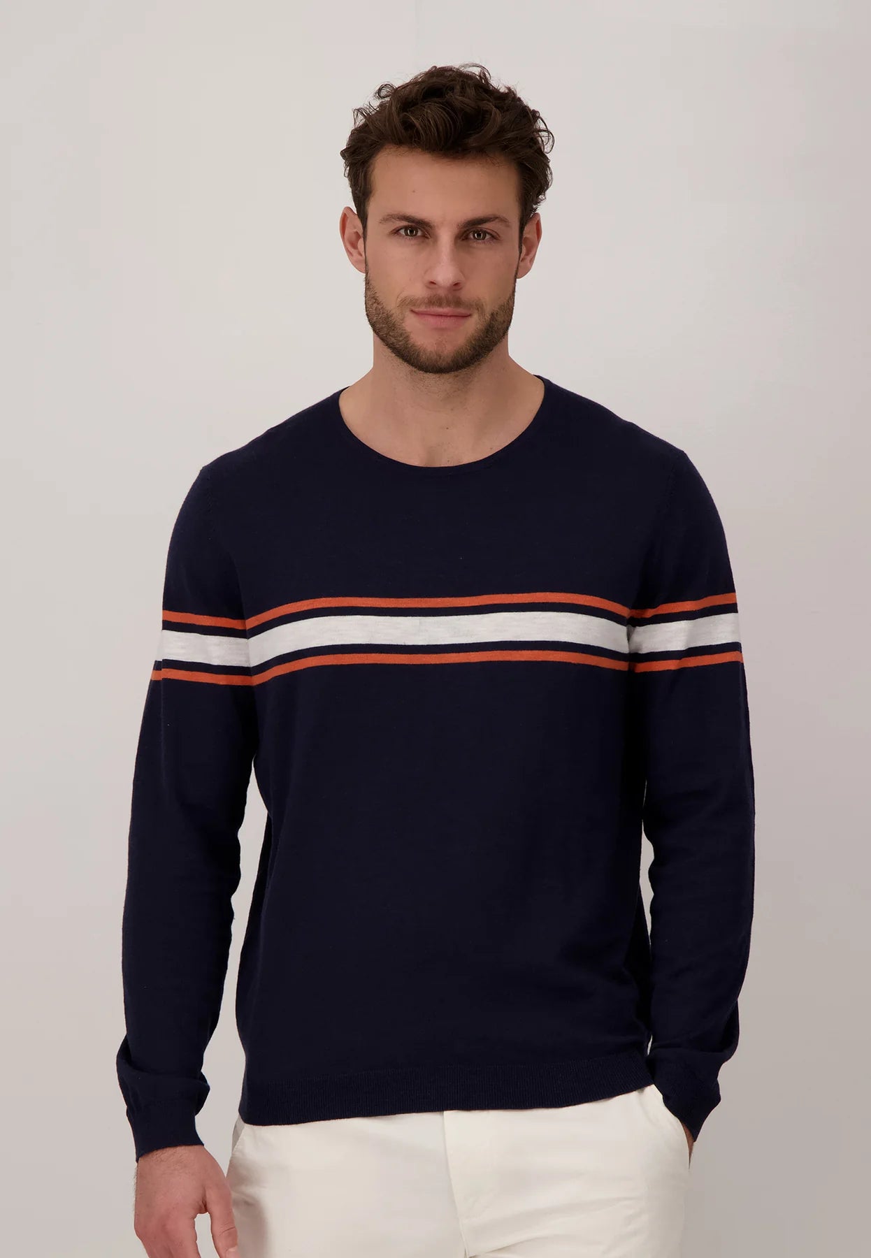 Navy and orange clearance sweater