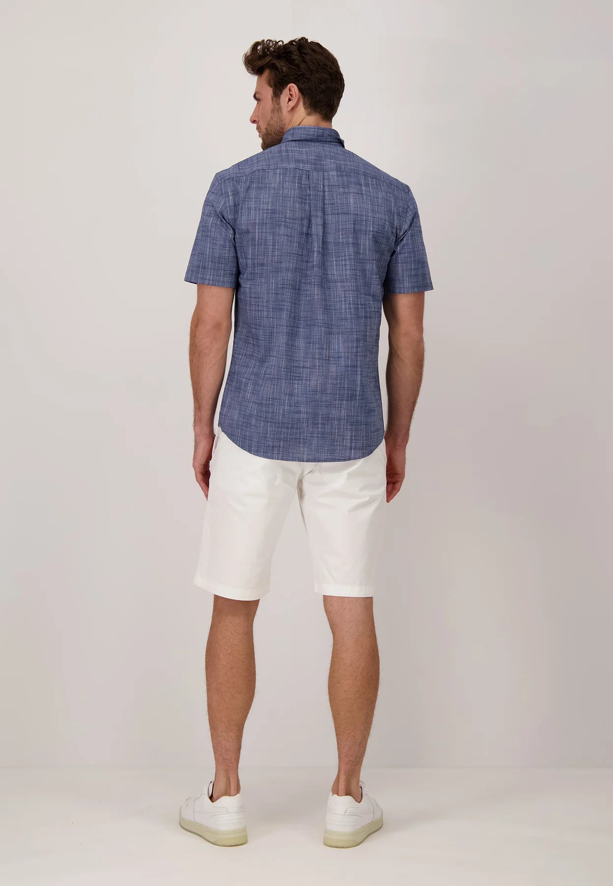 Fynch Hatton Short Sleeve Shirt - Navy