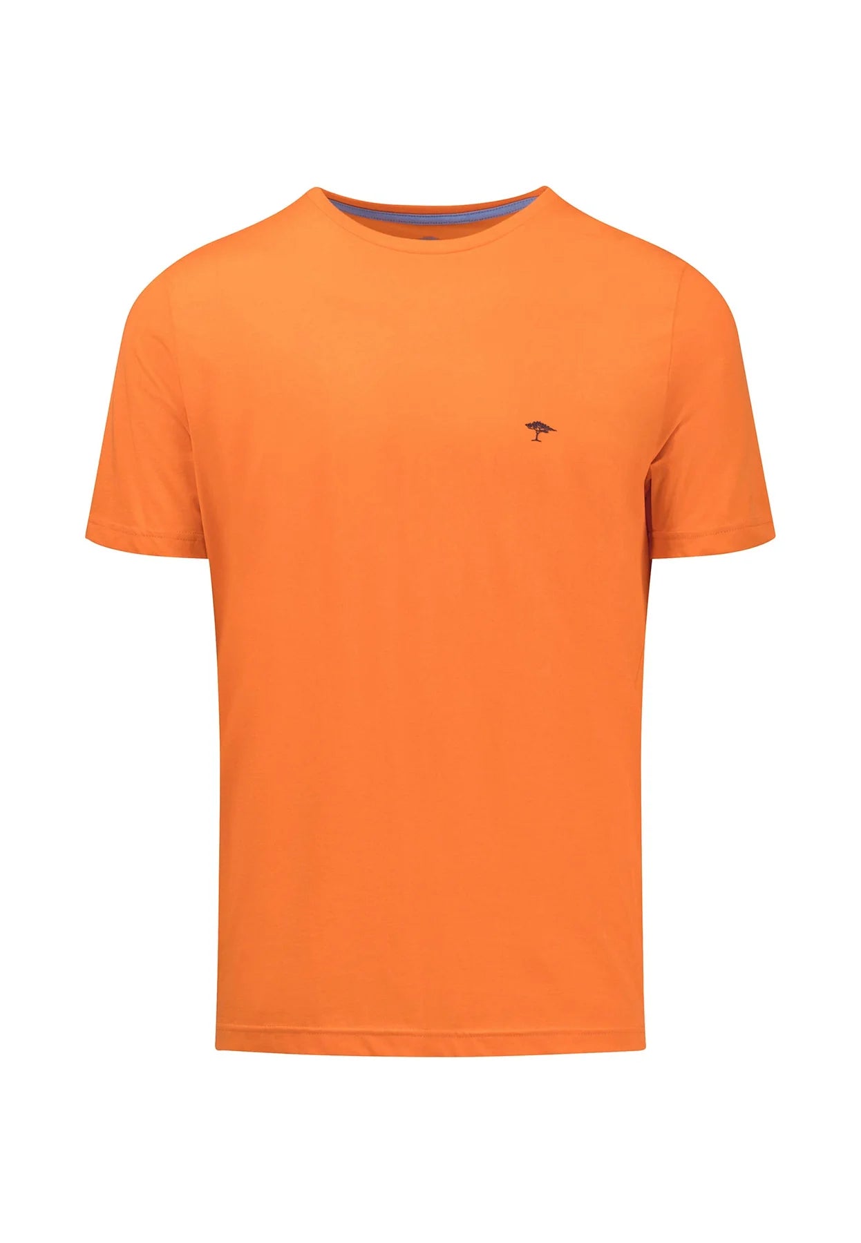 Fynch Hatton Cotton Jersey T-Shirt- Tangerine