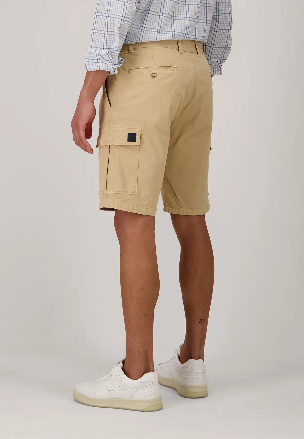Fynch Hatton Cotton Cargo Shorts - Sand