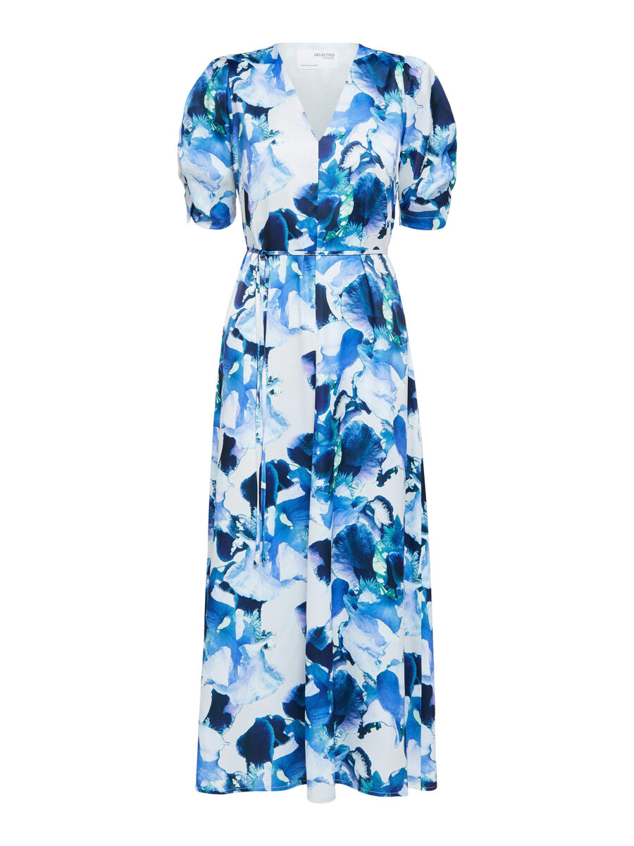 Selected Femme Rachelle Midi Satin Dress
