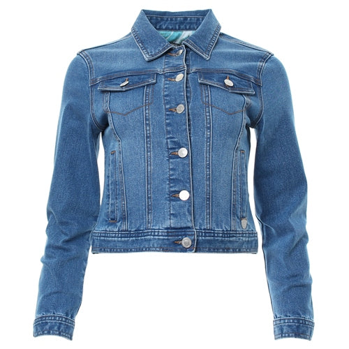 Rant & Rave June Denim Jacket - Mid Blue