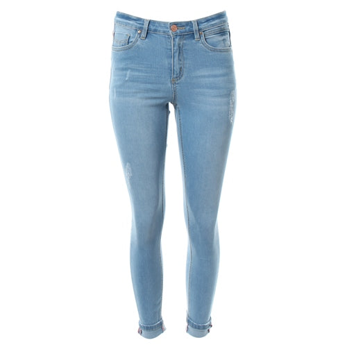 Rant & Rave Bailey Crop Jean - Ice Blue
