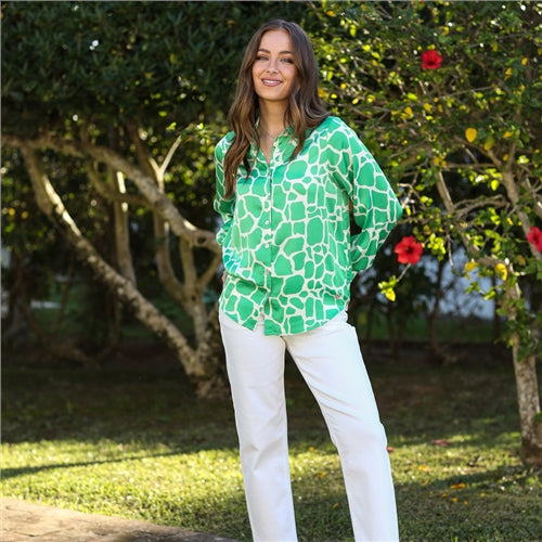 Rant & Rave Gwen Shirt - Green