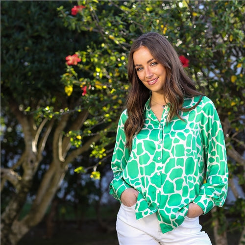 Rant & Rave Gwen Shirt - Green