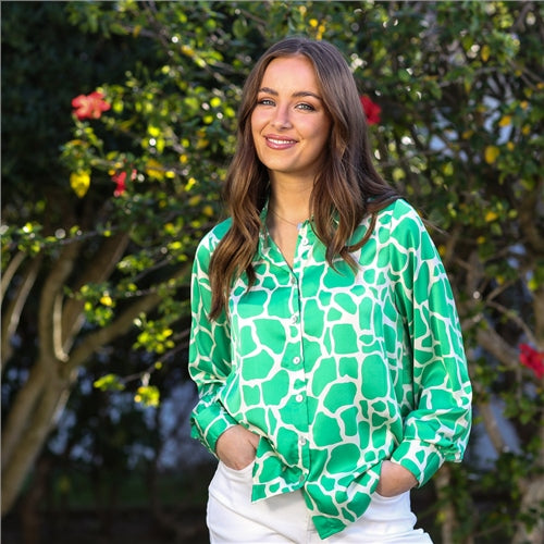 Rant & Rave Gwen Shirt - Green