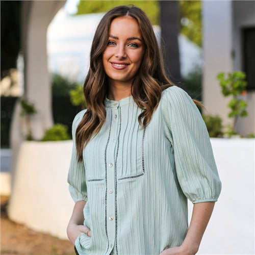 Rant & Rave Emily Shirt - Green