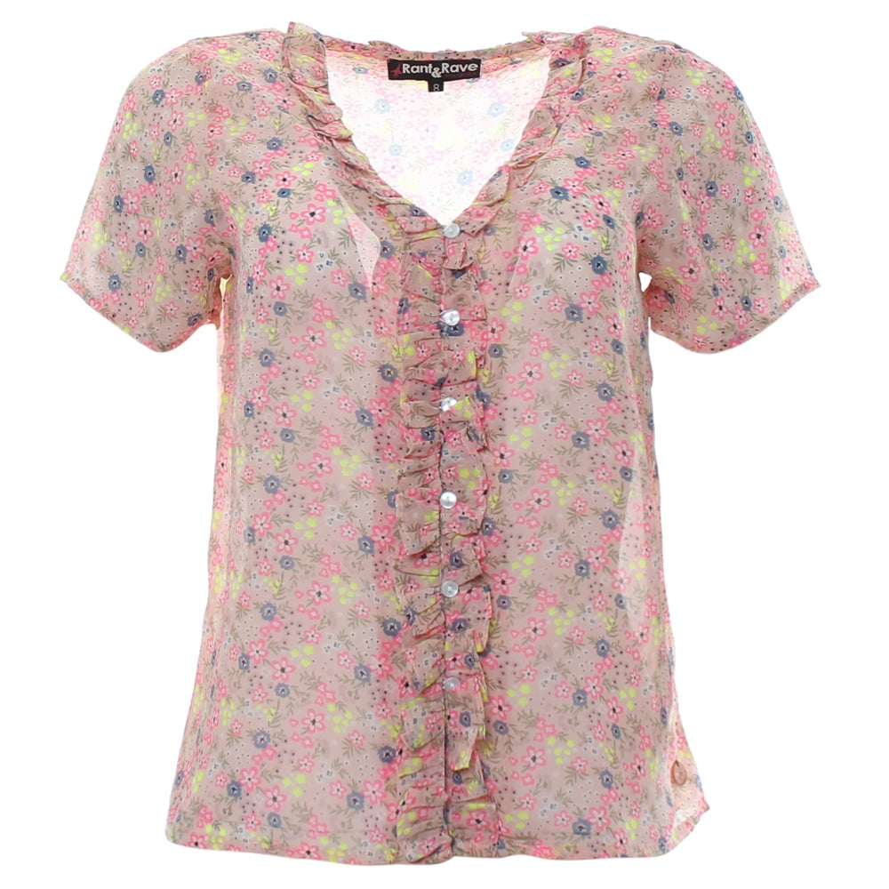 Rant & Rave Fern Shirt - Pink