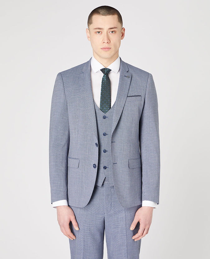 Remus Uomo Slim Fit Suit Jacket -Blue