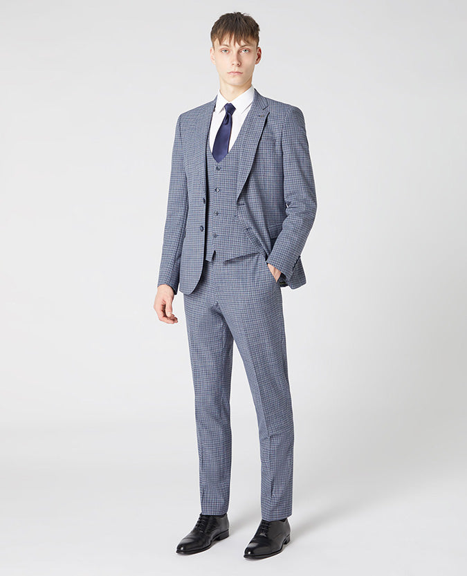 Remus Uomo Lucian Waistcoat - Blue
