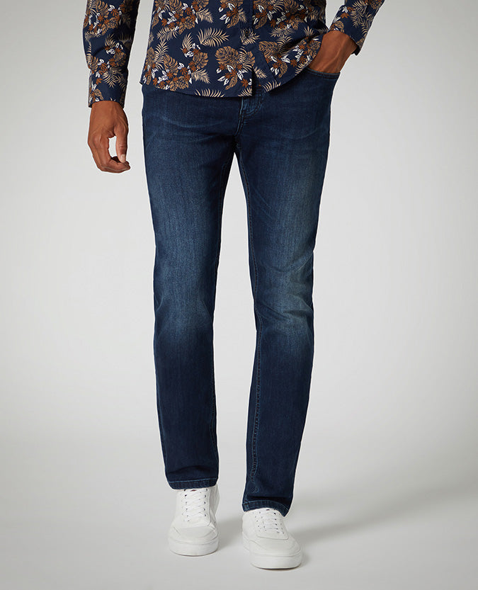 Remus Uomo Apollo Jeans - Mid Wash Slim Fit