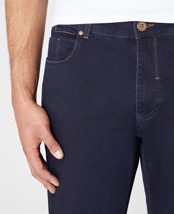 Remus Uomo Apollo Jeans - Dark Wash Power Stretch