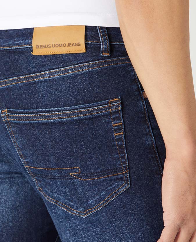 Remus Uomo Rogan Jeans - Mid Wash