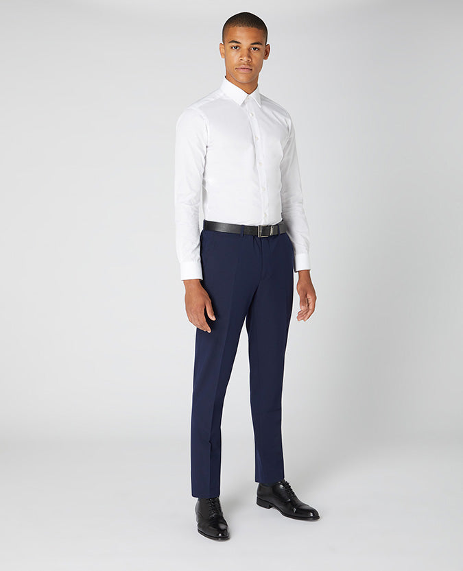 Remus Uomo Santi Trousers - French Navy 70470 78