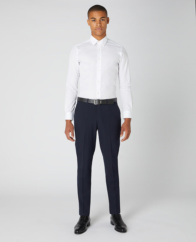 Remus Uomo Santi Trousers - Dark Navy