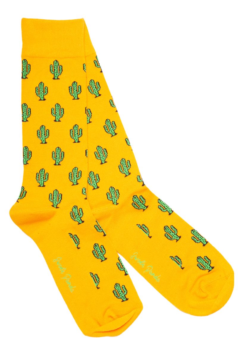 Swole Panda Bamboo Socks - Catcus