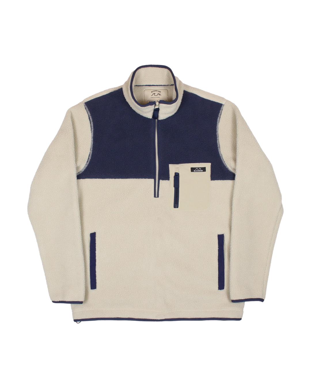 Bleubird Polar 1/4 Fleece - Beige