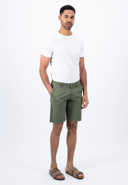 Fynch Hatton Basic Stretch Shorts - Olive