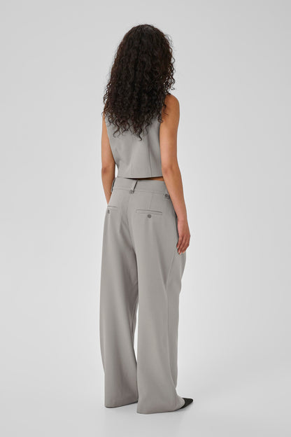 My Essential Wardrobe Disa High Wide Pants - Moon Mist