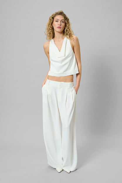 My Essential Wardrobe Mille Waterfall Top - Cream