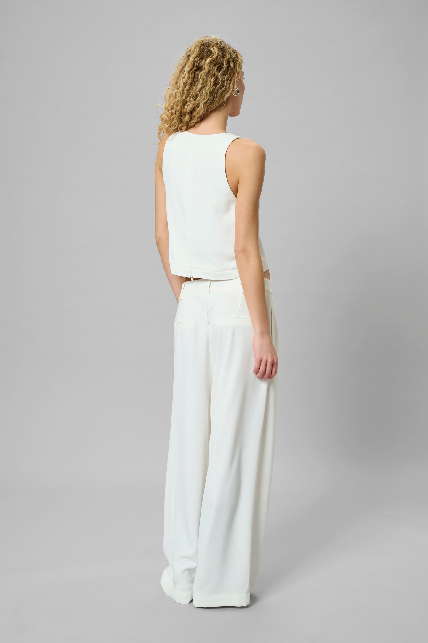 My Essential Wardrobe Mille Waterfall Top - Cream