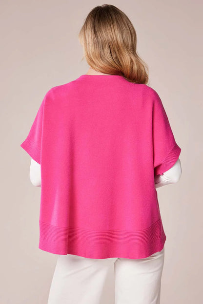 Deck Sleeveless Cardigan - Fuchsia
