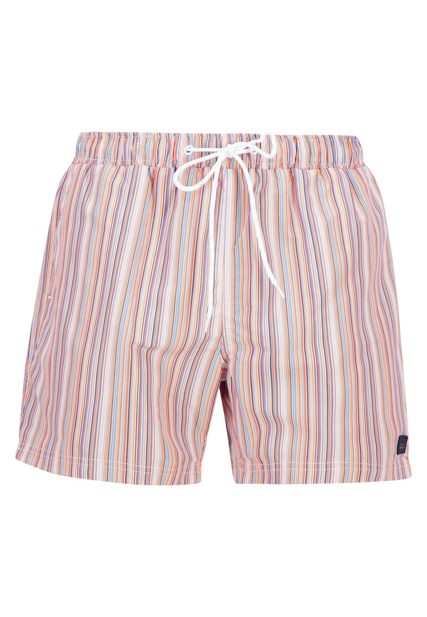 Fynch Hatton Striped Swim Shorts - Tangerine