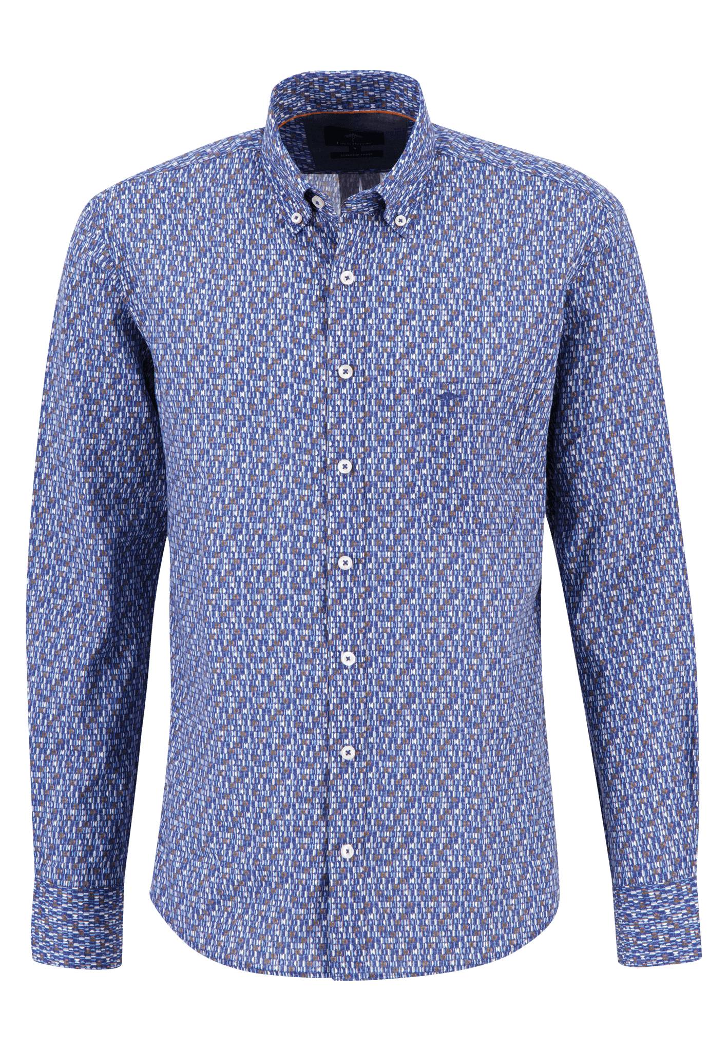 Fynch Hatton Colourful Print Shirt - Wave