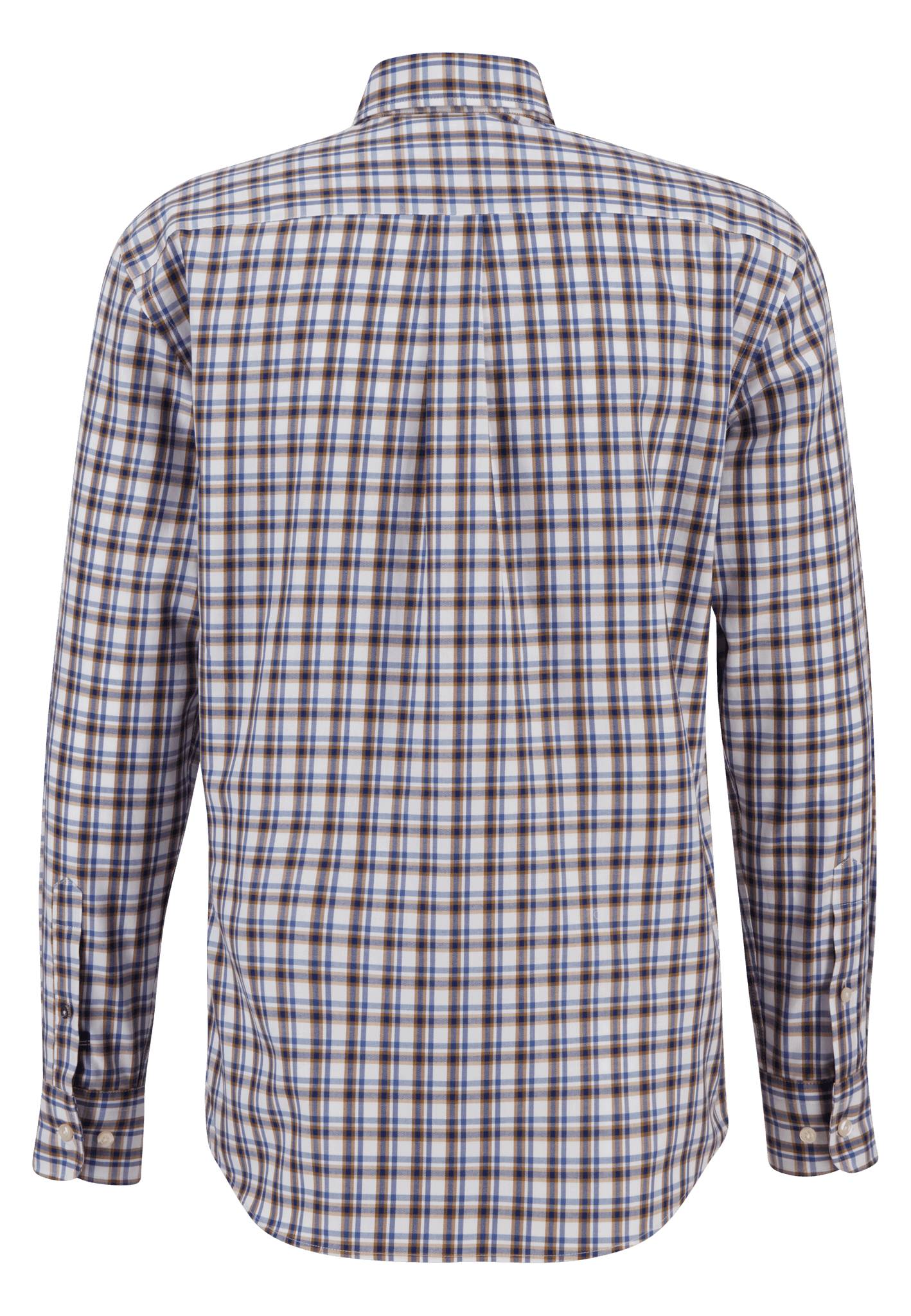 Fynch Hatton Check Shirt - Walnut Brown