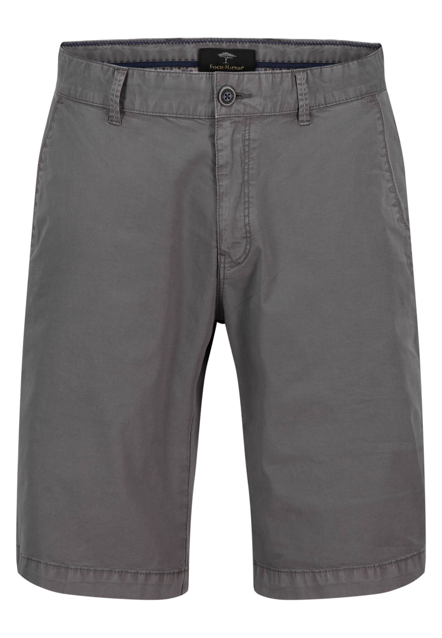 Fynch Hatton Basic Stretch Shorts - Steel