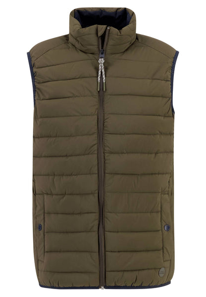 Fynch Hatton Quilted Gilet - Meadow Green