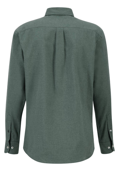 Fynch Hatton Premium Flannel Shirt - Sage Green