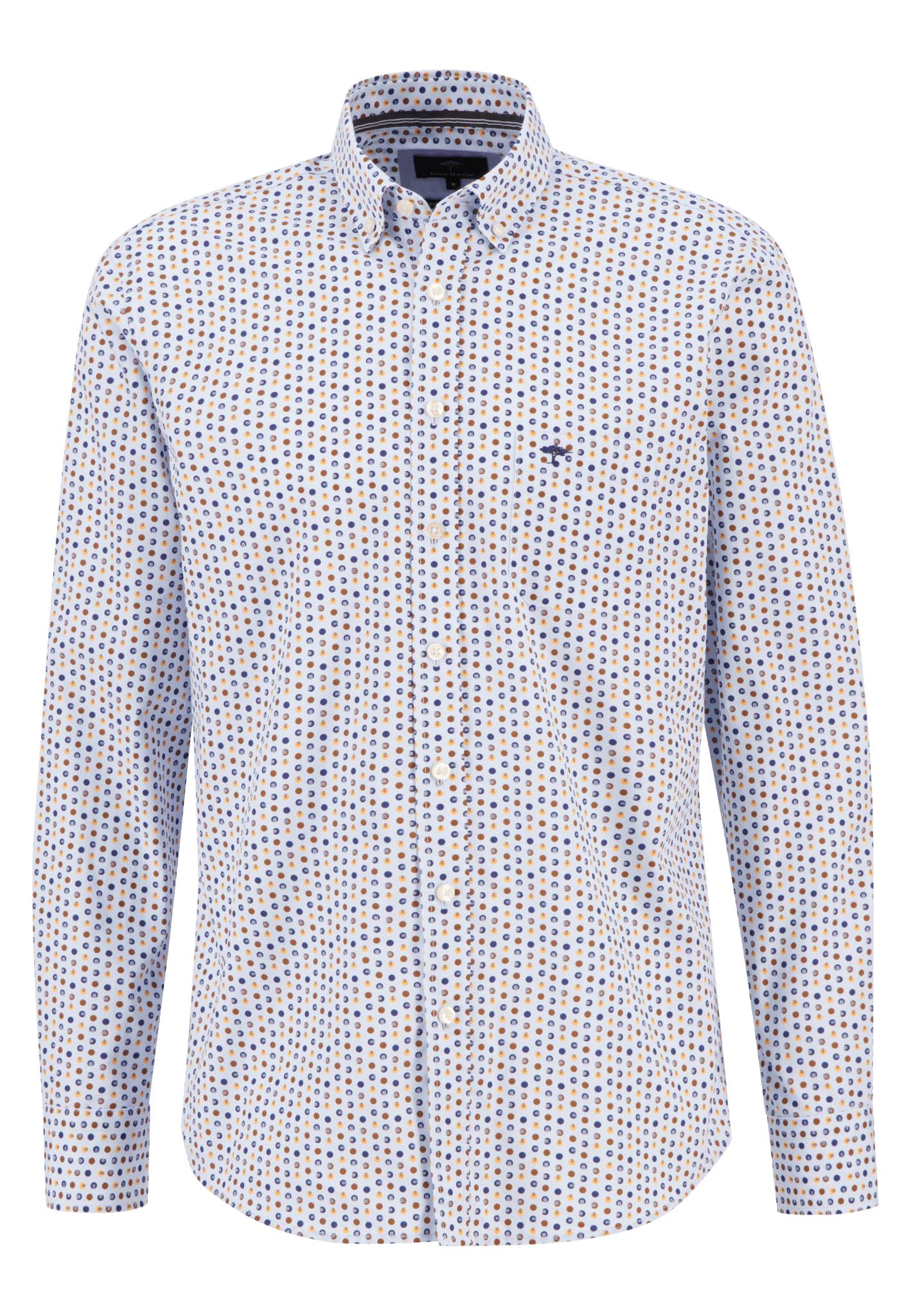 Fynch Hatton Patterned Long Sleeved Shirt - Winter Sun