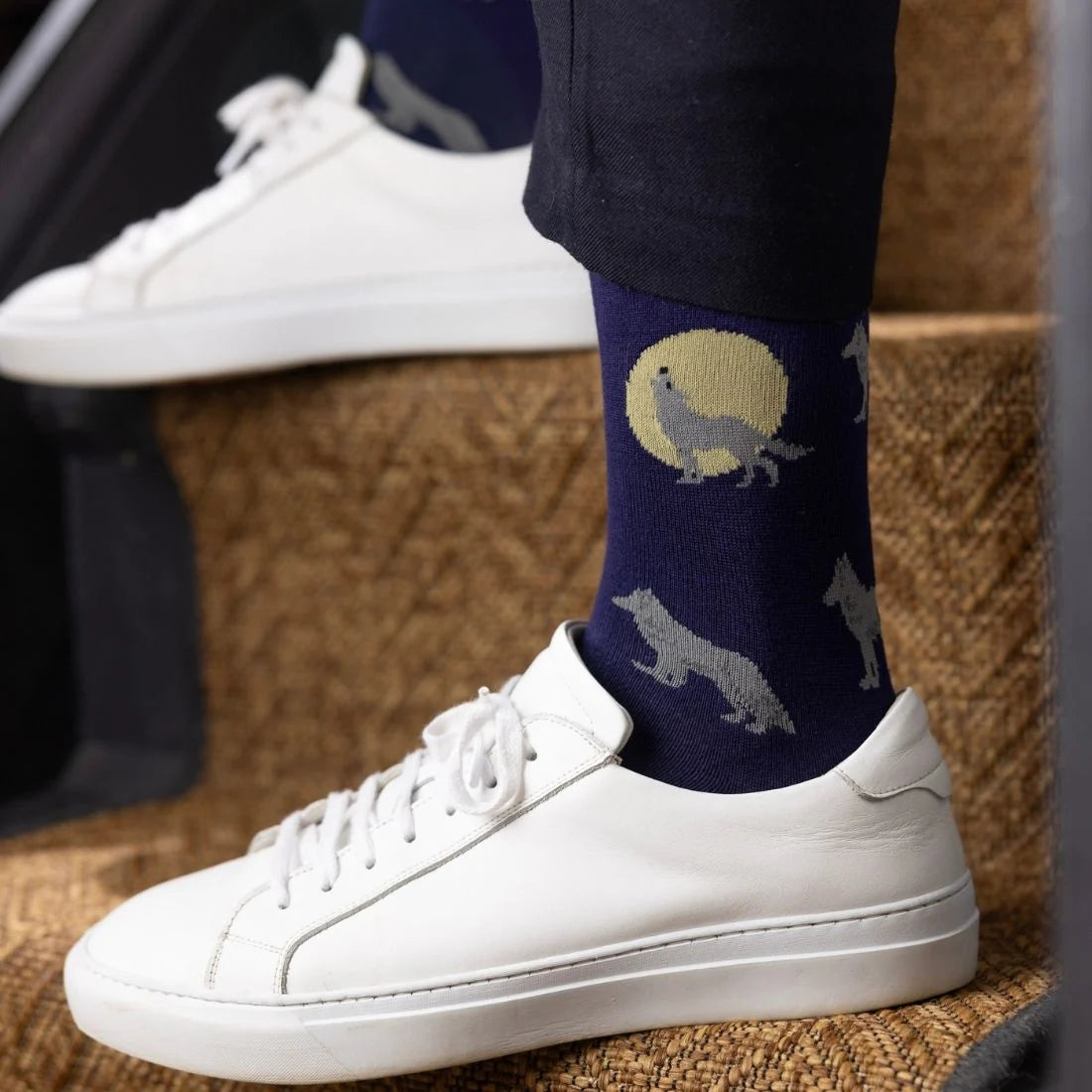 Swole Panda Bamboo Socks - Wolf