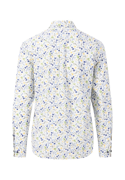 Fynch Hatton Kent Collar Shirt - Pineapple