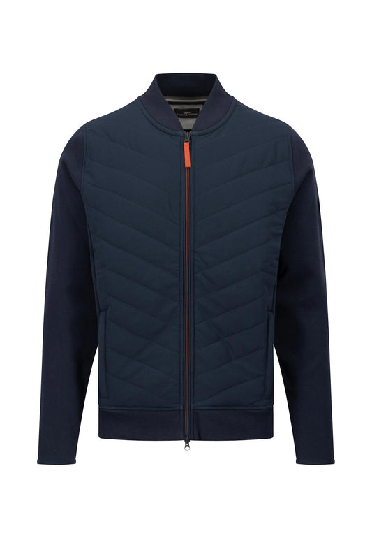 Fynch Hatton Hybrid College Cardigan - Navy