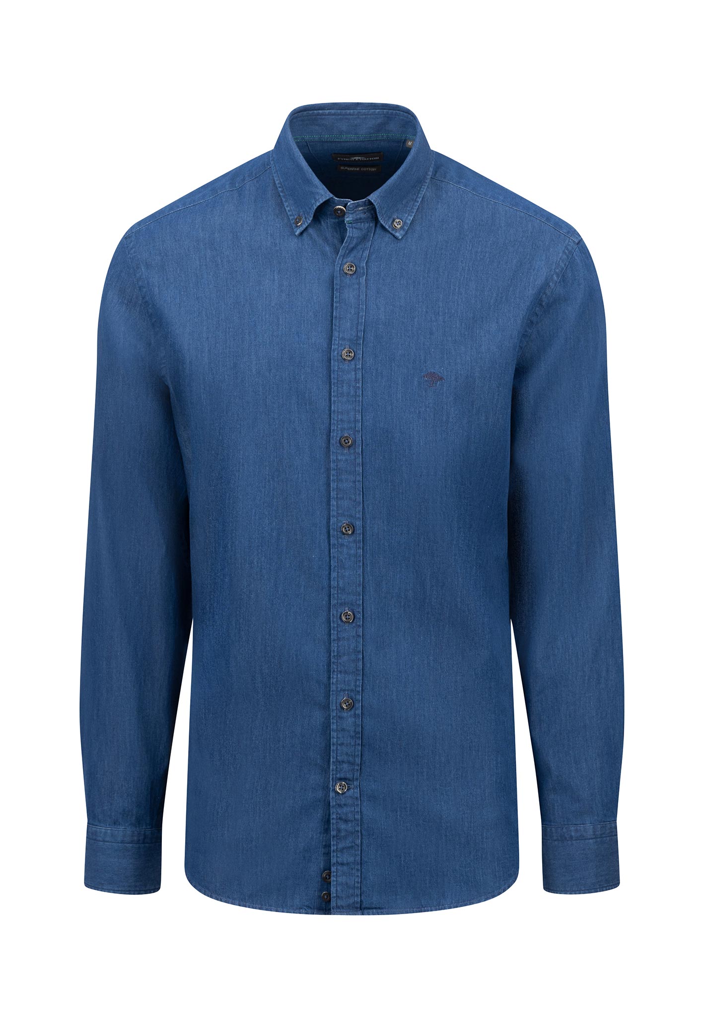 Fynch Hatton Long-Sleeved Denim Shirt