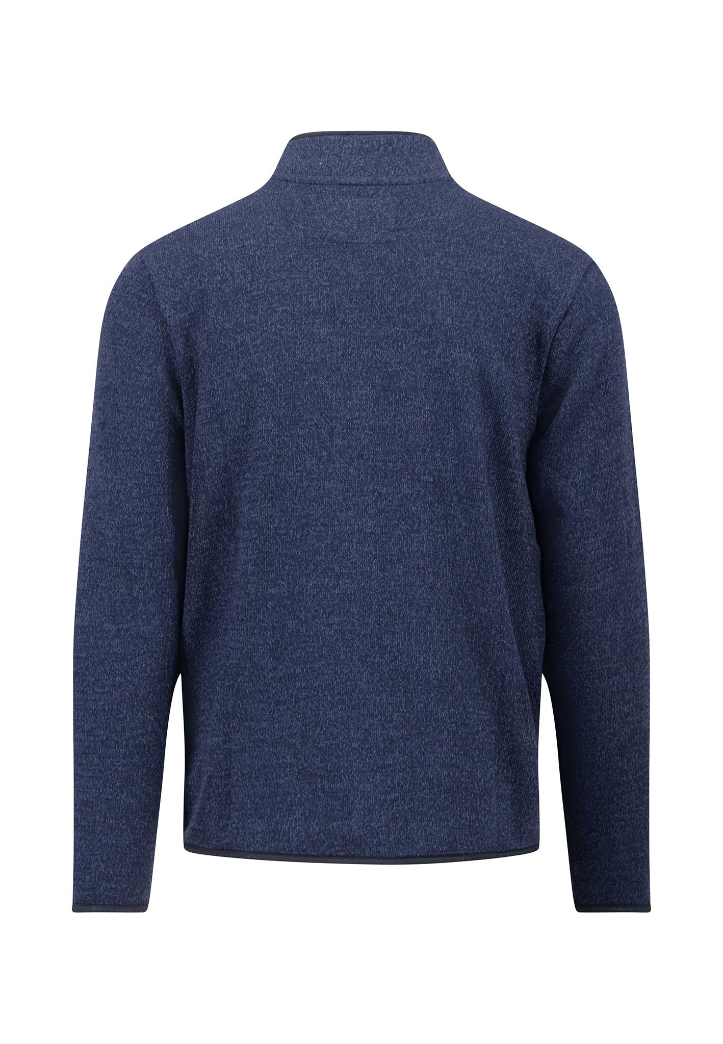 Fynch Hatton Polar Fleece Cardigan - Navy