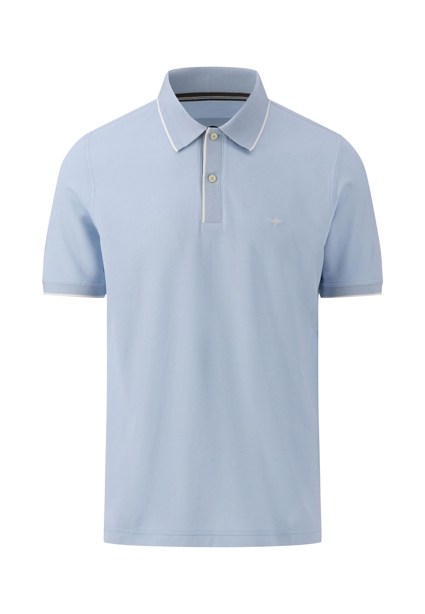Fynch Hatton Cotton Polo Shirt -Summer Breeze
